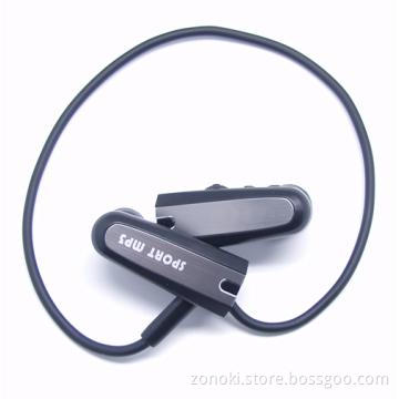 Mp3 headphone Back-hang Design MP3 Headset  Sport mp3 headphone